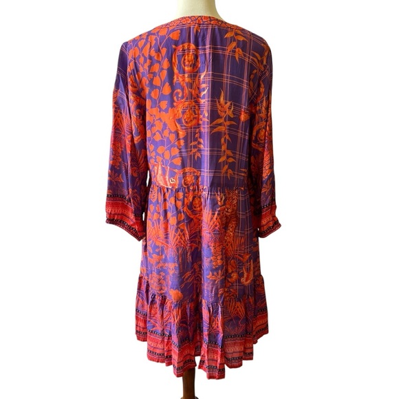 LULASOUL DRESS M MOWGLI CAPSULE LAGENLOOK BOHO WHIMSICAL TROPICAL VACATION CHIC - Picture 5 of 12